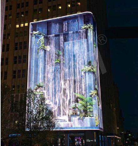 美國電話電報(bào)總部大樓3D大屏