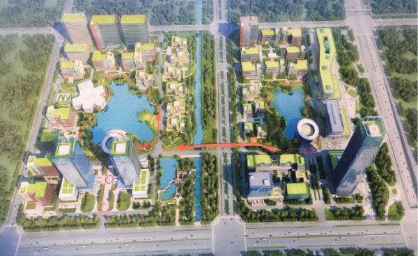 中安創(chuàng)谷智慧園區(qū)鳥(niǎo)瞰圖