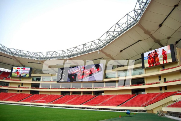 上海虹口足球場(chǎng)戶外全彩大屏