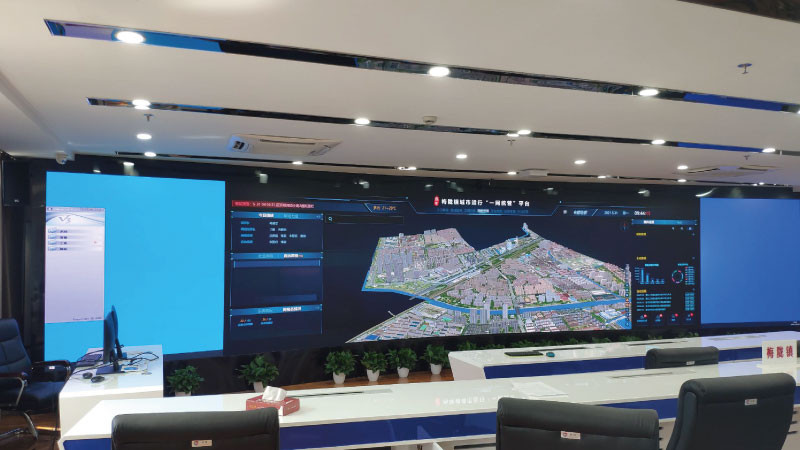 梅隴網格中心數據可視化大屏