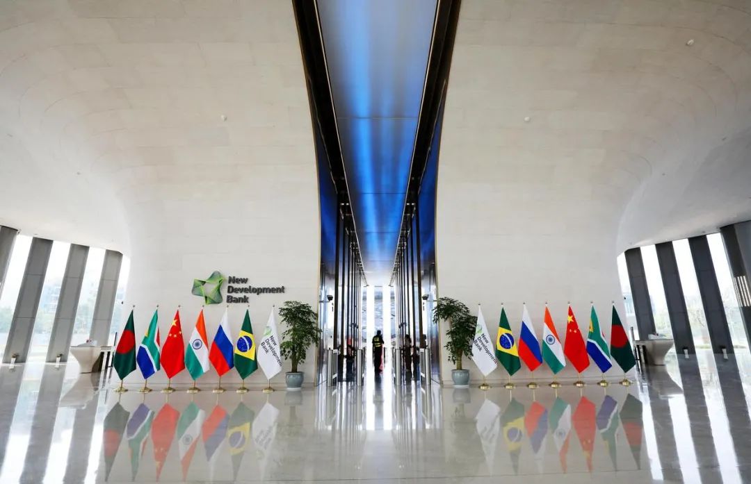 金磚大樓大廳/圖源新華社 金磚大樓大廳/圖源新華社